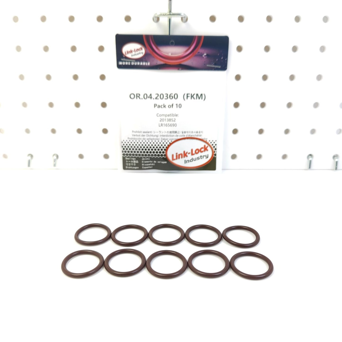LINK-LOCK 10PCS OR.04.20360 FKM Viton Sealing O-Ring Kit of Water Connector / Charger 2013852 LR165690 for FORD for LAND for ROVER
