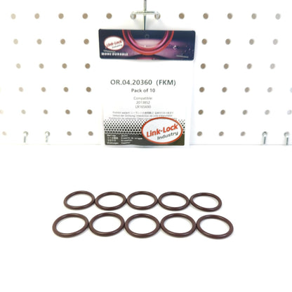 LINK-LOCK 10PCS OR.04.20360 FKM Viton Sealing O-Ring Kit of Water Connector / Charger 2013852 LR165690 for FORD for LAND for ROVER