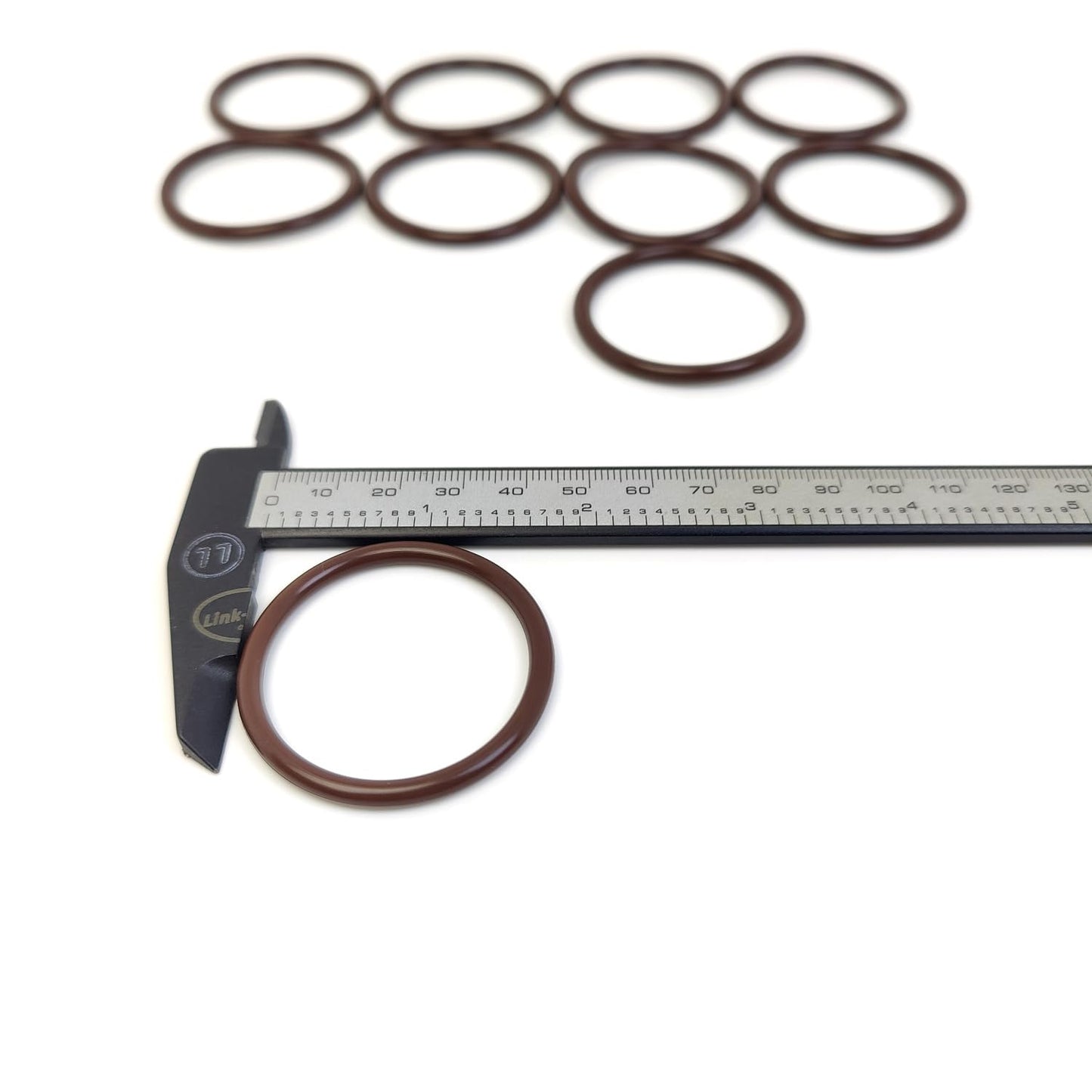 LINK-LOCK 10PCS OR.03.10026 FKM Viton Sealing O-Ring Kit Of Engine oil level sensor A0159973948 0159973948 For MERCEDES-BENZ M111.941 M111.945 OM606.912