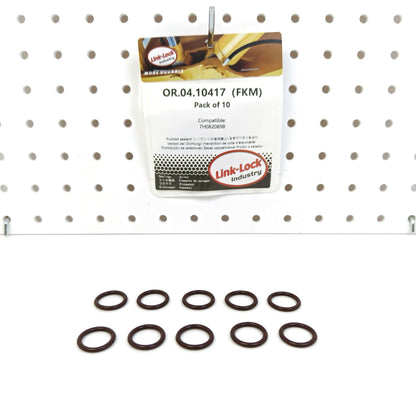 LINK-LOCK 10PCS OR.04.10417 FKM Viton Sealing O-Ring Kit of Air Condition Pipe 7H0820898 For AUDI For VW