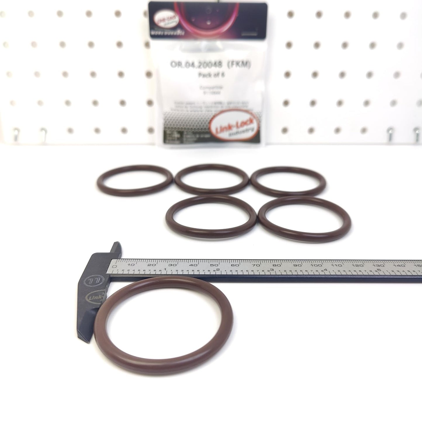 LINK-LOCK 6PCS OR.04.20048 FKM Viton Sealing O-Ring Kit of Oil Cooler Thermostat 9119844 for OPEL for GM