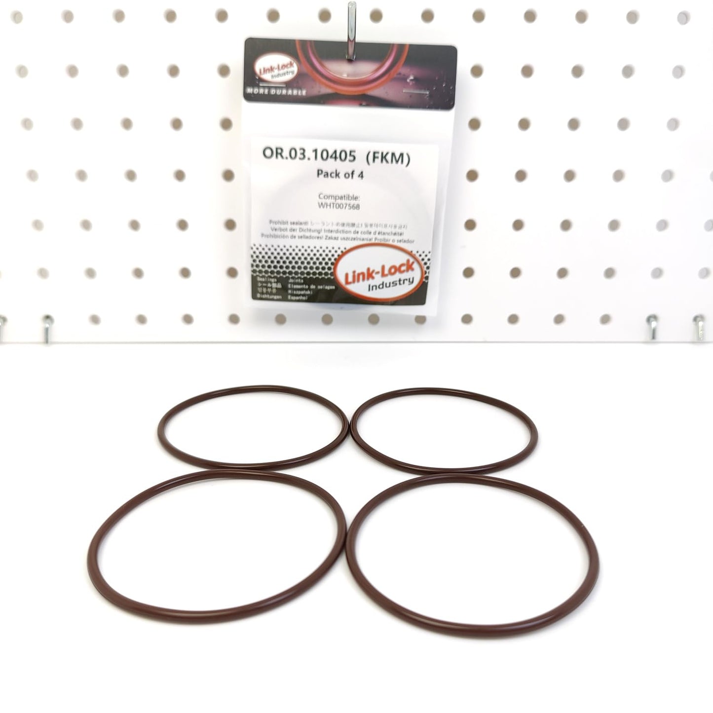 LINK-LOCK 4PCS OR.03.10405 FKM VitonシーリングOリングキット タイミングチェーンテンショナー WHT007568 AUDI VW用
