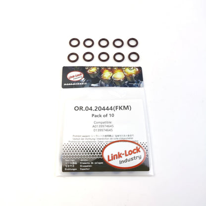 LINK-LOCK 10PCS OR.04.20444 FKM Viton Sealing O-Ring Kit of Refrigerant Line A0139974645 0139974645 for MERCEDES-BENZ
