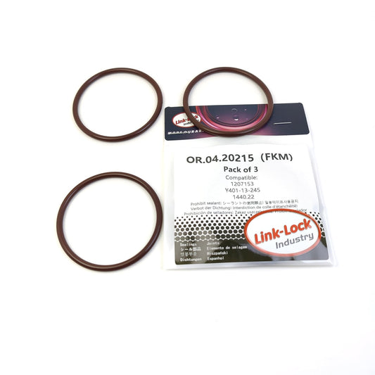 LINK-LOCK 3PCS OR.04.20215 FKMバイトンシーリングOリングキット エアフィルターハウジングインテークホース 1207153 Y401-13-245 1440.22（FORD、MAZDA、PEUGEOT用）
