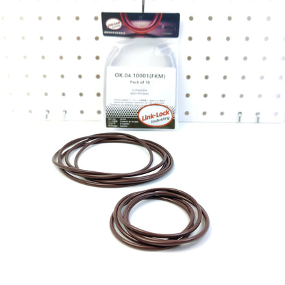 LINK-LOCK 10PCS FKM O-RINGキット A0219973645 メルセデスベンツ M272用バキュームポンプ