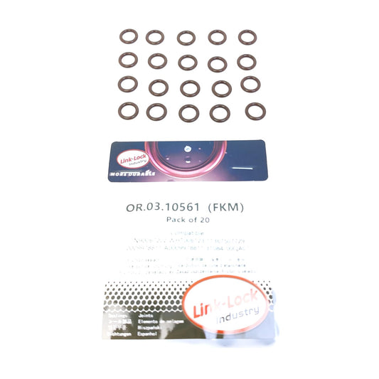 LINK-LOCK 20PCS OR.03.10561 FKM Viton Sealing O-Ring Kit of Coolant pipeline N90067202 WHT006123 11367507729 0009978811 A0009978811 31084-00QAC For NISSAN For MERCEDES-BENZ For AUDI For VW