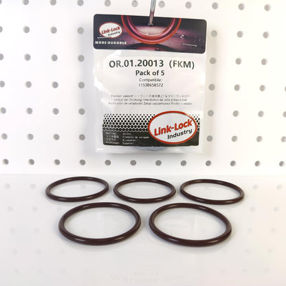 LINK-LOCK 5PCS FKM Viton OR.01.20013 Engine coolant pipe / Water hose O-Ring 11538658572 for BMW B58