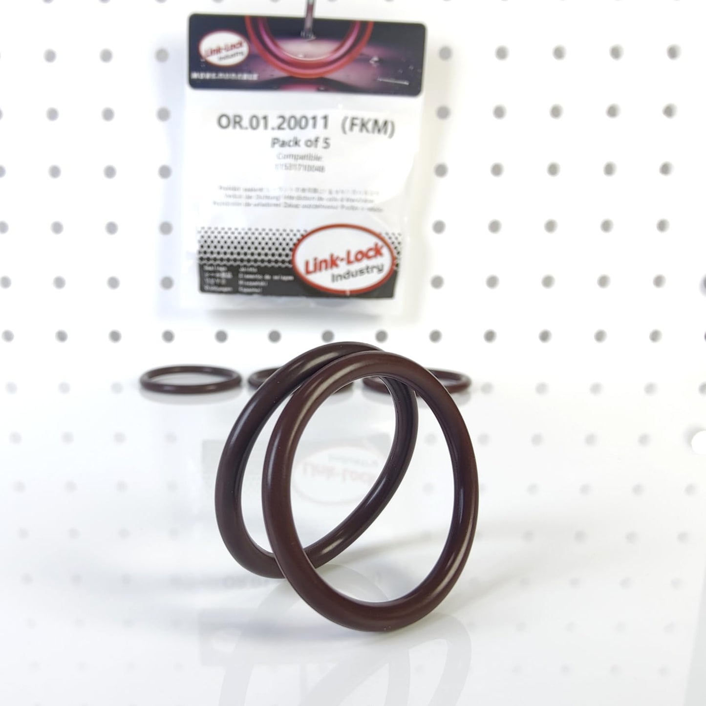 LINK-LOCK 5個入り FKMバイトンOR.01.20011 エンジン冷却水パイプ/ウォーターホース Oリング 11531710048 BMW M60 M62 M73 N62 N73 N74用