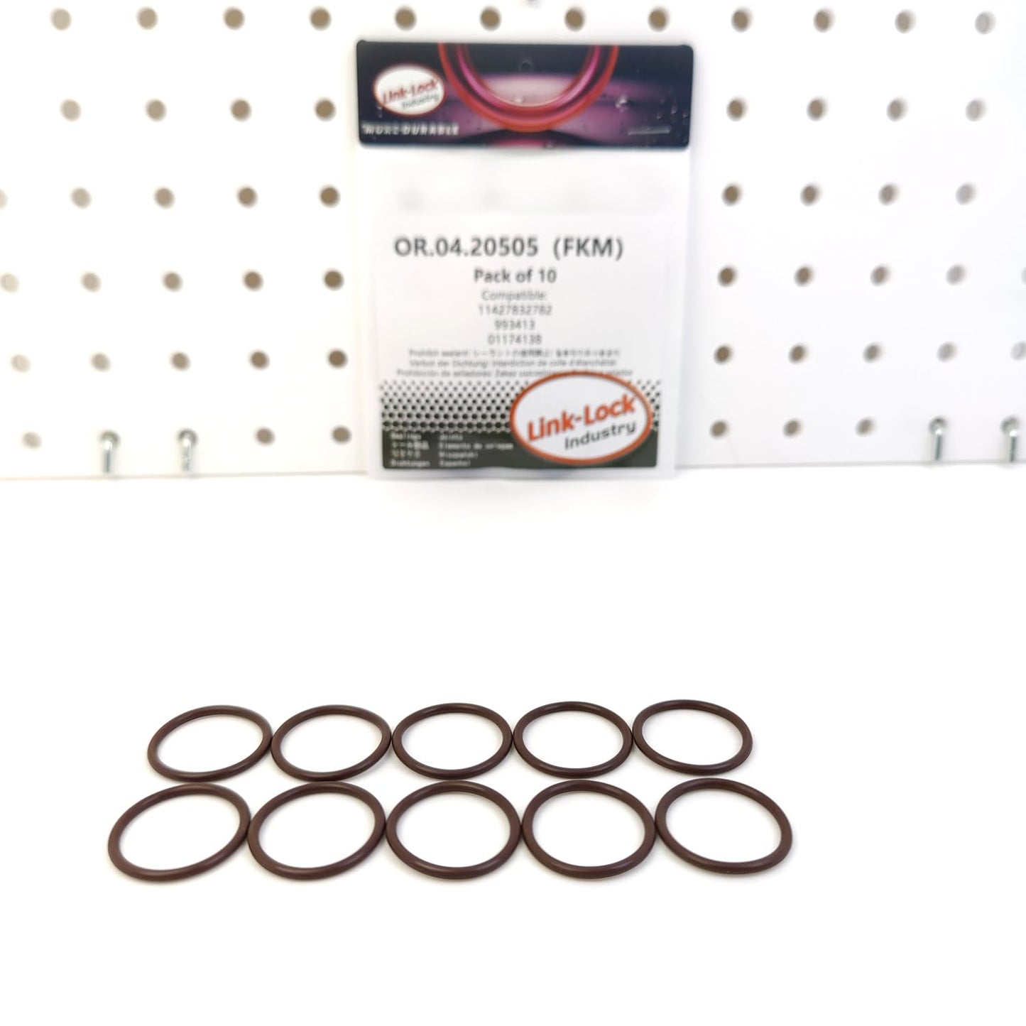 LINK-LOCK 10PCS OR.04.20505 FKM Viton Sealing O-Ring Kit of Exhaust Gas Turbocharger 11427832782 993413 01174138 for BMW-N57