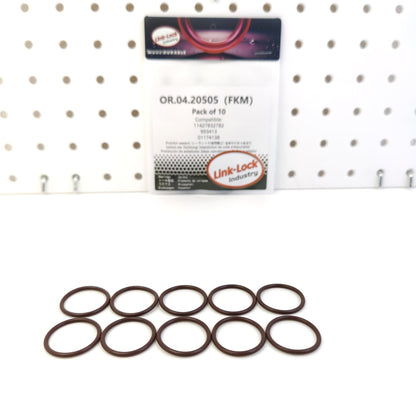 LINK-LOCK 10PCS OR.04.20505 FKM Viton Sealing O-Ring Kit of Exhaust Gas Turbocharger 11427832782 993413 01174138 for BMW-N57