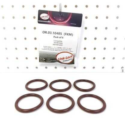 LINK-LOCK 6PCS OR.03.10485 FKM Viton 36×5 Sealing Universal O-ring Kit 0019972245 A0019972245 For MERCEDES-BENZ