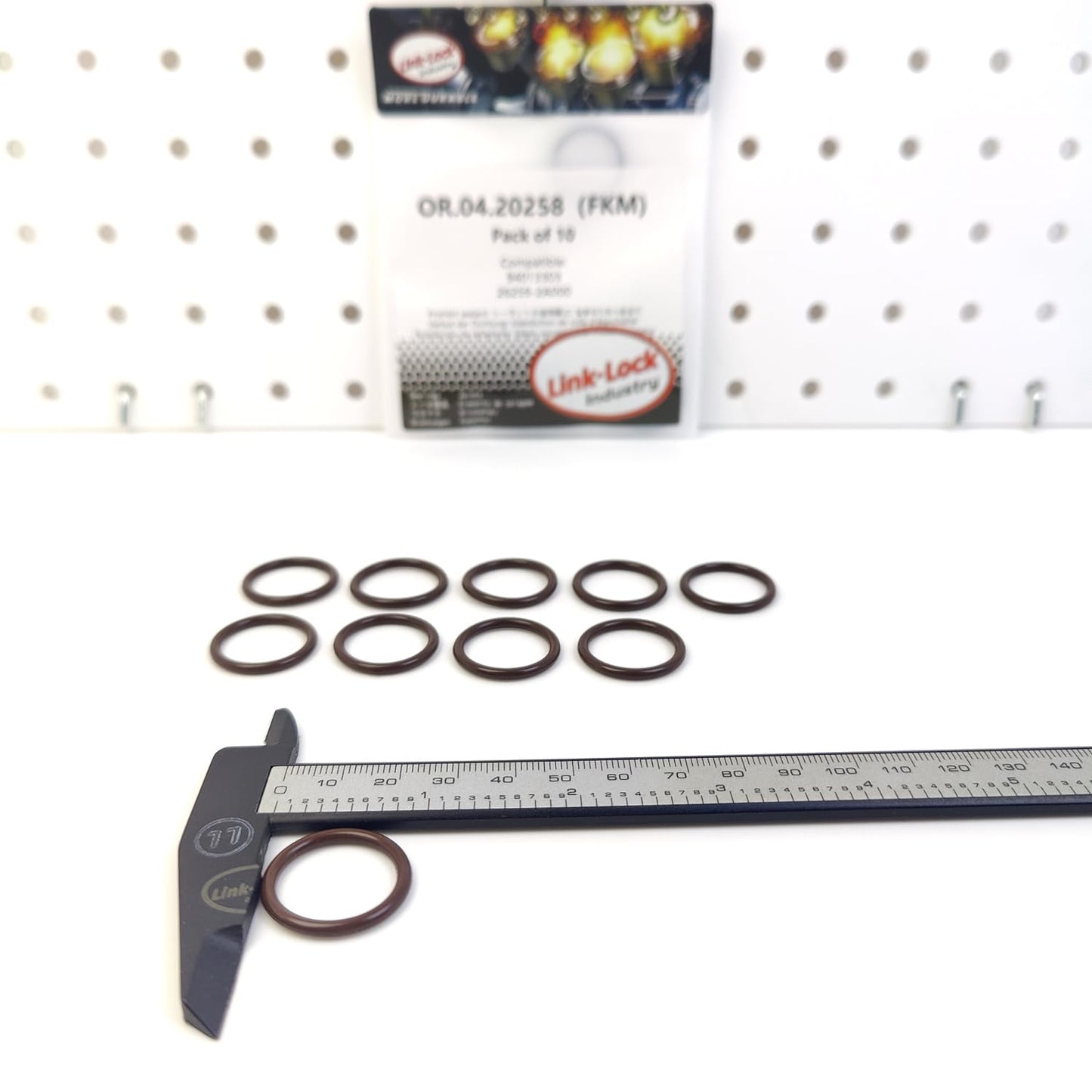 LINK-LOCK 10PCS OR.04.20258 FKM Viton Sealing O-Ring Kit of Injector 94013303 26259-2A000 for CHEVROLET for KIA