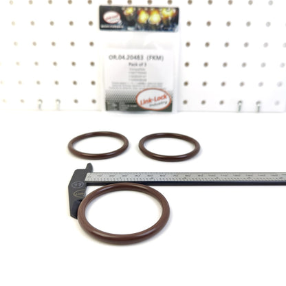 LINK-LOCK 3PCS OR.04.20483 FKM Viton Sealing O-Ring Kit of Inflatable Guide / AGR 11657795045 11658509141 11509908048 for BMW-M57