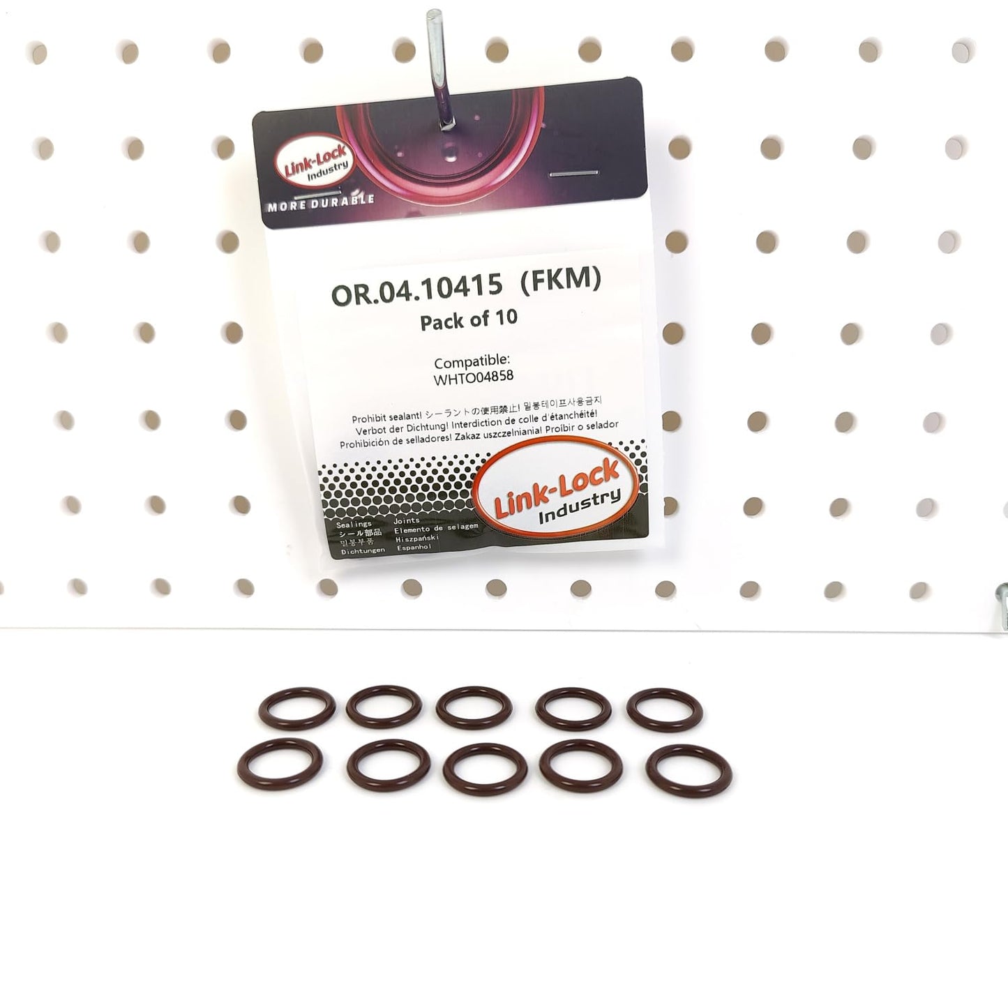 LINK-LOCK 10PCS OR.04.10415 FKM Viton Sealing O-Ring Kit of Air Condition Pipe WHTO04858 For AUDI For VW