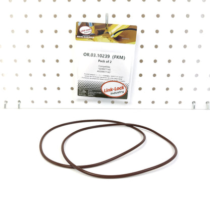 LINK-LOCK 2PCS OR.03.10239 FKM Viton Sealing O-Ring Kit of Air compressor 0239977145 A0239977145 For MERCEDES-BENZ-OM470 OM471 OM933 OM934 OM935 OM936 For MTU-4R 6R