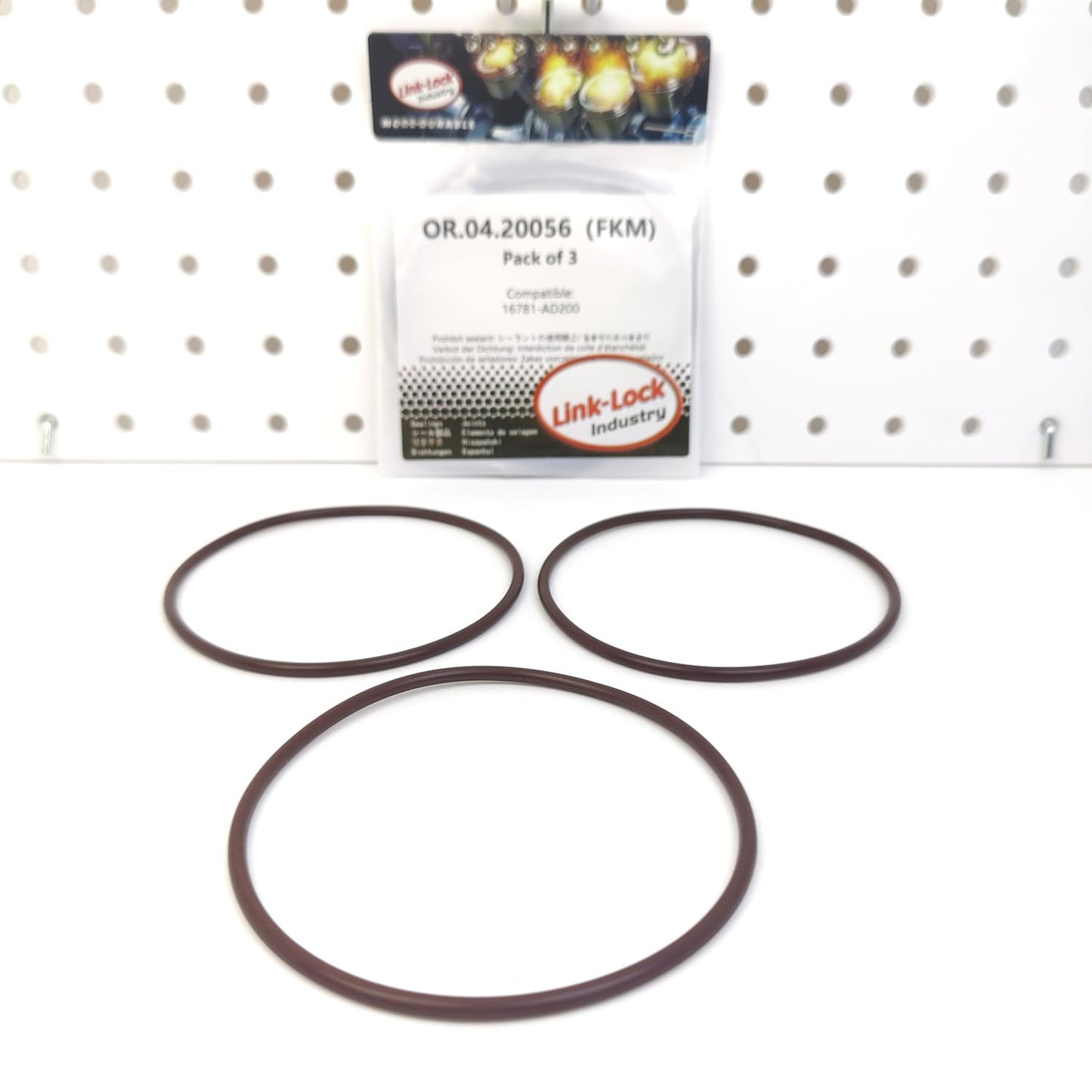 LINK-LOCK 3PCS OR.04.20056 FKM Viton Sealing O-Ring Kit of Injection Pump 16781-AD200 for NISSAN