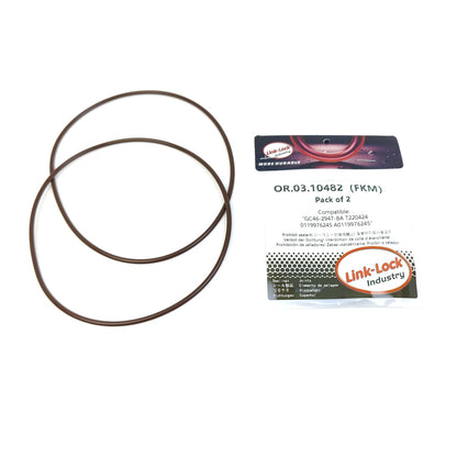 LINK-LOCK 2PCS OR.03.10482 FKM Viton Sealing O-ring Kit of Cylinder liner GC46-2947-BA T220424 0119976245 A0119976245 For FORD For MERCEDES-BENZ