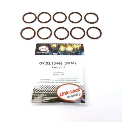 LINK-LOCK 10PCS OR.03.10448 FKM Viton 28×3 Sealing O-ring Kit of valve 68005212AA For CHRYSLER For JEEP