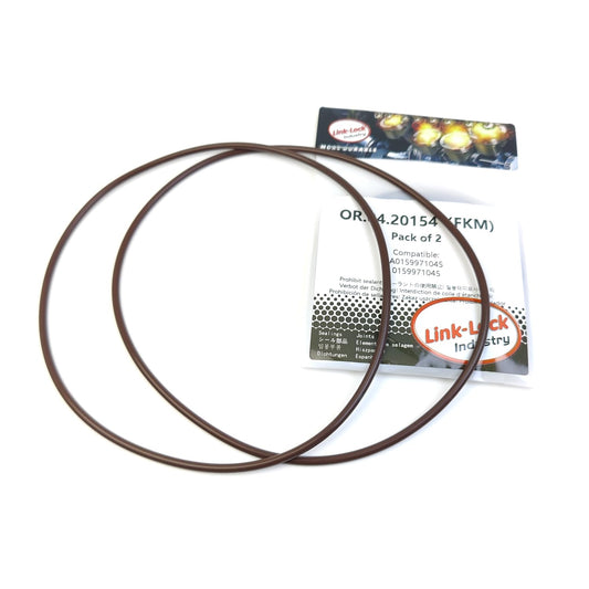 LINK-LOCK 2個 OR.04.20154 FKM バイオトン シーリング Oリングキット エキゾーストマニホールド A0159971045 0159971045 メルセデスベンツ用