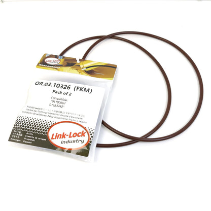 LINK-LOCK 2PCS OR.03.10326 FKM Viton シリンダーライナー用シーリングOリングキット 01180667 01183742 DEUTZ-BF6M BF8M用