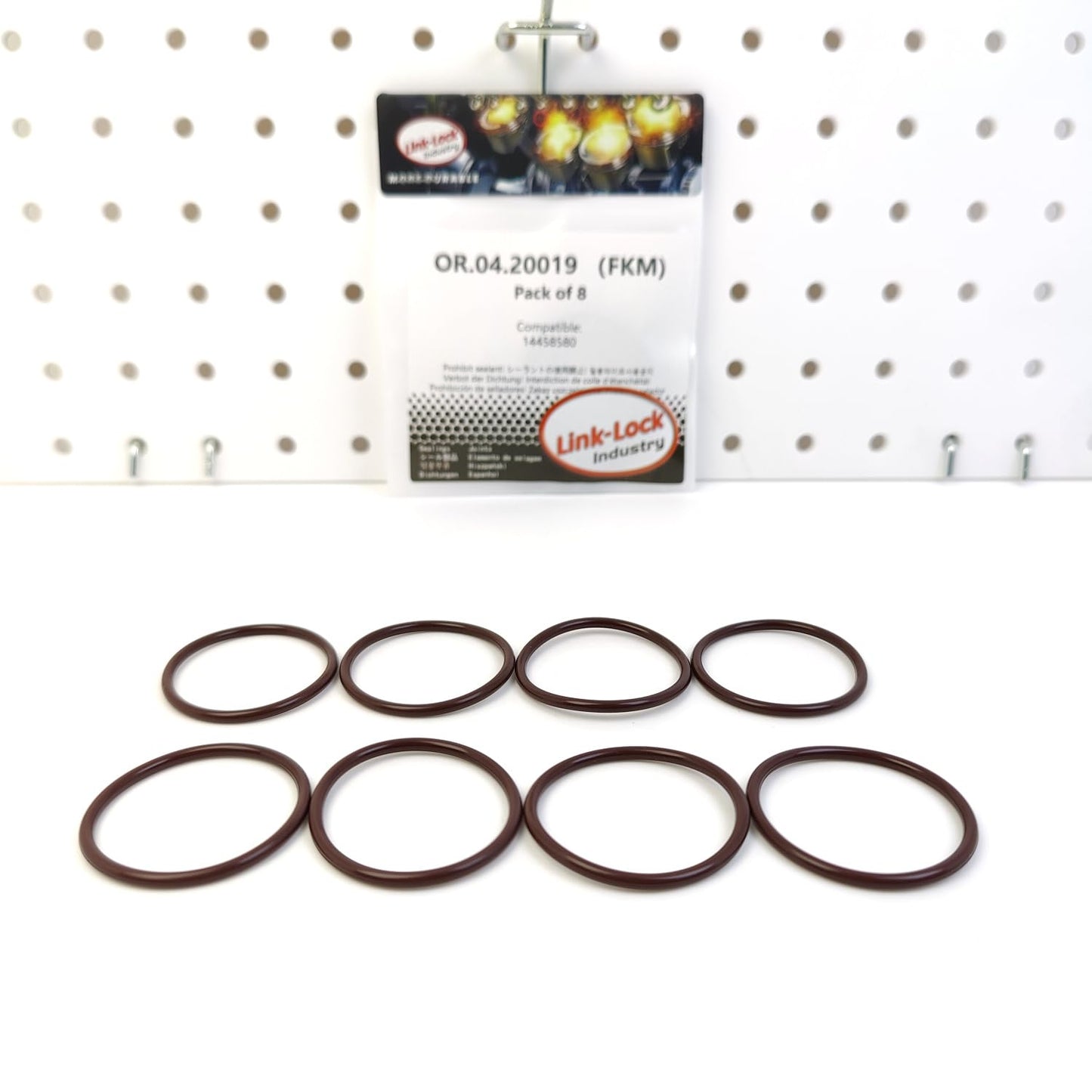 LINK-LOCK 8個 OR.04.20019 FKM バイトン 35.5×2.7 シール ユニバーサルOリングキット FIAT用 14458580