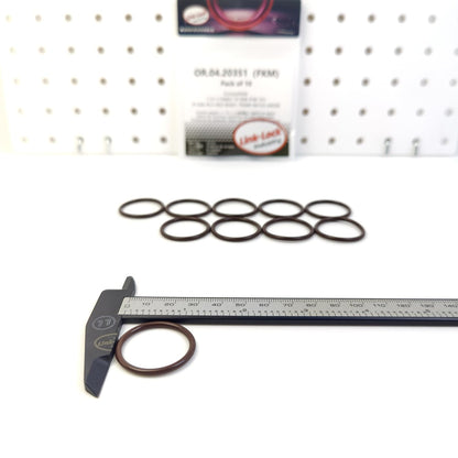 LINK-LOCK 10PCS OR.04.20351 FKM Viton Sealing O-Ring Kit of Camshaft Adjustment 11511739691 91308-P3R-T01 91326-PL5-003 90301-T0049 96723-24026 for HONDA for BMW for TOYOTA