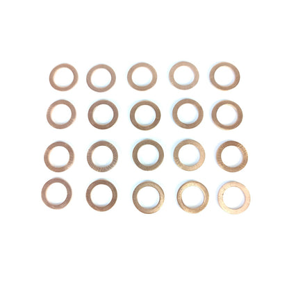 LINK-LOCK 20 PCS COPPER  SP.01.10002 Oil drain screw copper gasket 07119963151 32411131050 07119963132 07119963133 for BMW N43 N45 N46 N47 N55 M43 M42 M50 M52 M54 S50 B38 B48 N51 N52 N53 N54 N55 N12
