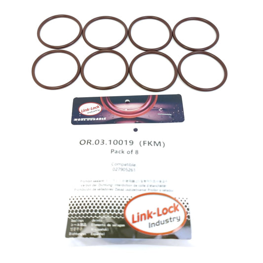 LINK-LOCK 8PCS OR.03.10019 FKM Viton Sealing O-Ring Kit Of Ignition distributor 027905261 For SEAT For VW 9A ABF PL AAL KR