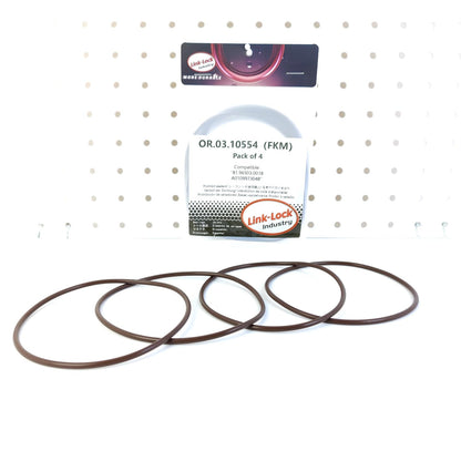 LINK-LOCK 4個 OR.03.10554 FKMバイトン 94×3 シーリングユニバーサルOリングキット 81.96503.0018 A0109973048 メルセデス・ベンツ用 MAN用