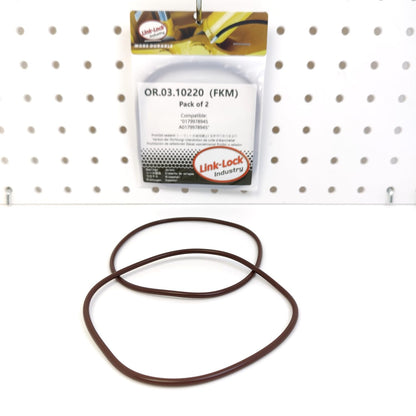 LINK-LOCK 2PCS OR.03.10220 FKM Viton Sealing O-Ring Kit of Oil pump 0179978945 A0179978945 For MERCEDES-BENZ-OM470.922 OM471.903 OM471.911 OM470.923 OM471.905 OM471.913 OM471.900 OM471.922 470.929