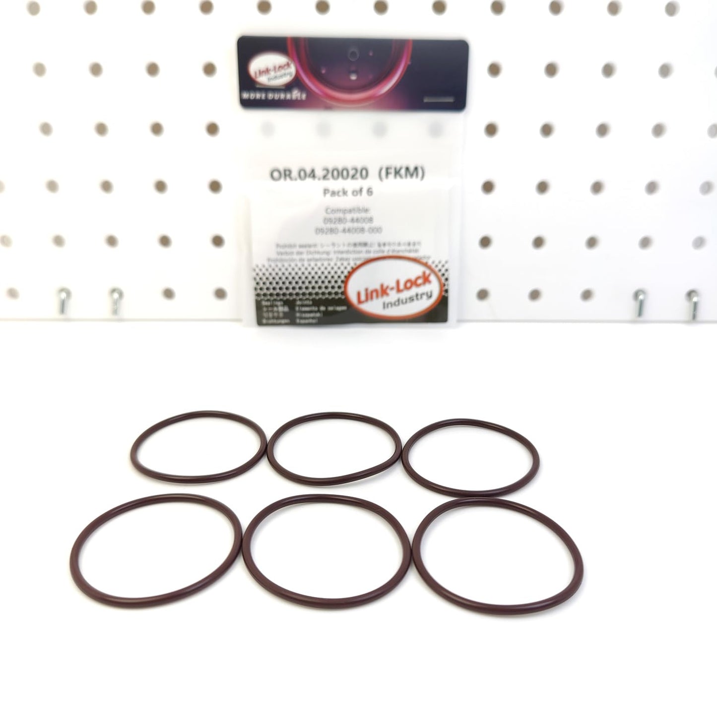 LINK-LOCK 6PCS OR.04.20020 FKM Viton Sealing O-Ring Kit of Thermostat Housing  Water Outlet Seal 09280-44008 09280-44008-000 for SUZUKI