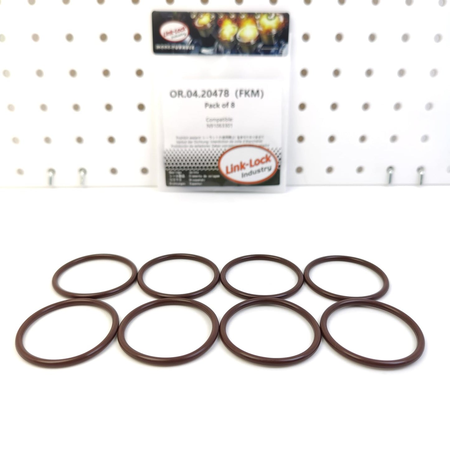 LINK-LOCK 8PCS OR.04.20478 FKM Viton Sealing O-Ring Kit of Air Filter Duct N91063301 for AUDI