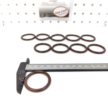 LINK-LOCK 10PCS OR.03.10146 FKM Viton Sealing O-Ring Kit of Cooling water pipe 25462-23000 99970765440 9A700828001 For HYUNDAI-G4ED G4FK G4GC G4ER For KIA-G4ED G4GC