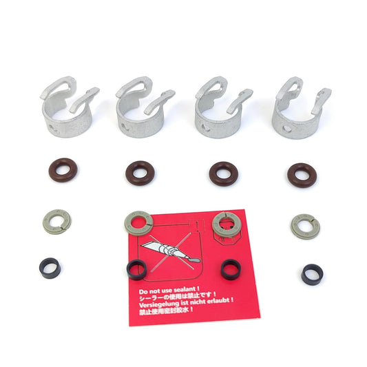 LINK-LOCK 4Set OK.04.10054 fuel injector repair kit LR105428 with FKM Viton O-RING For LAND ROVER 2.0T P400 L6 PT306 PT204