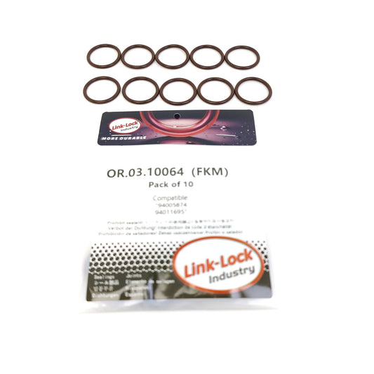 LINK-LOCK 10PCS OR.03.10064 FKM フッ素ゴム製Oリングキット オイル圧力調整バルブ用 94005874 94011695 CHEVROLET-LB7 LGH LML LBZ LLY用 BENTLEY-M62448S3用 ROLLS-ROYCE-M73 B54用