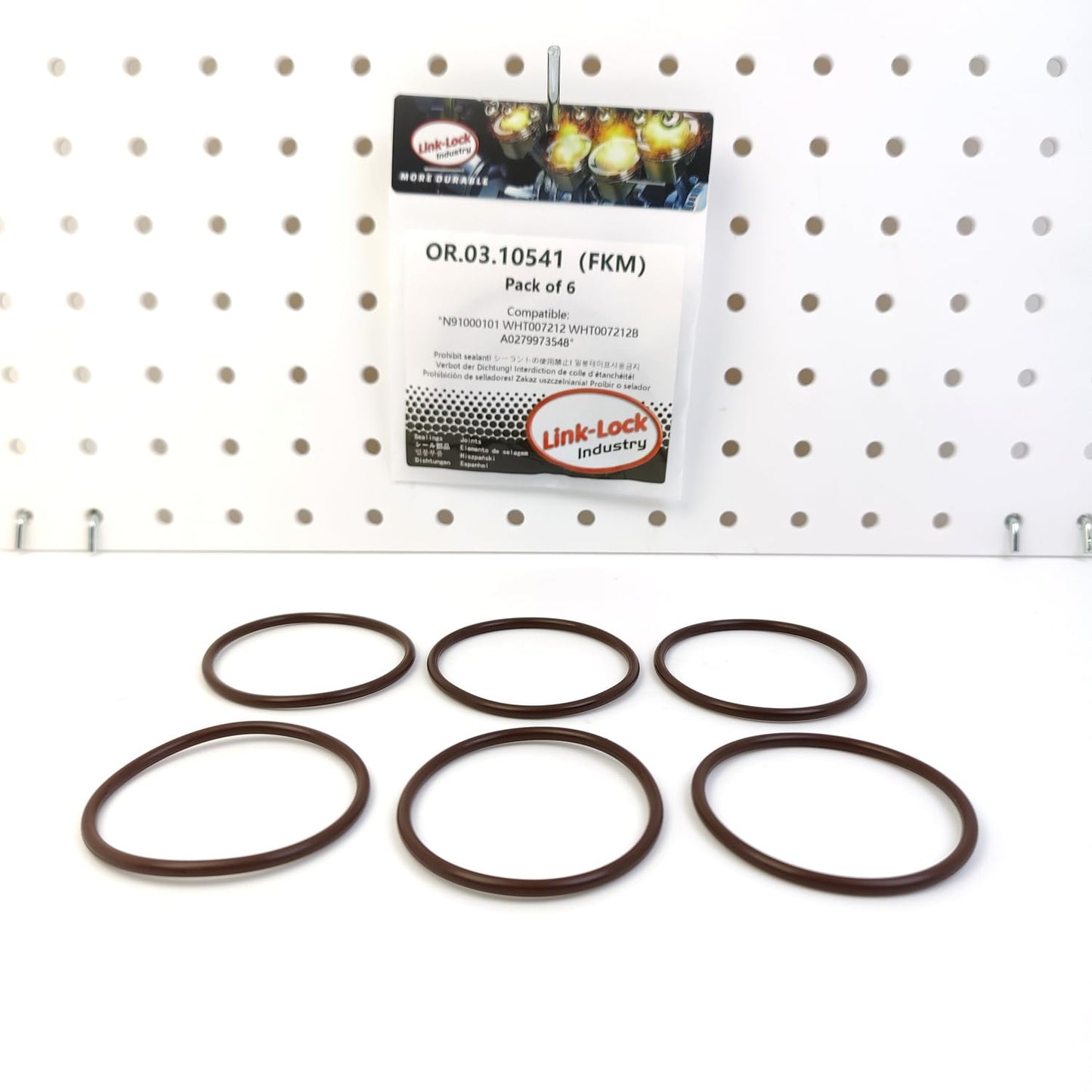 LINK-LOCK 6PCS OR.03.10541 FKM Viton Sealing O-Ring Kit of Oil pump N91000101 WHT007212 WHT007212B A0279973548 For MERCEDES-BENZ For AUDI For VW