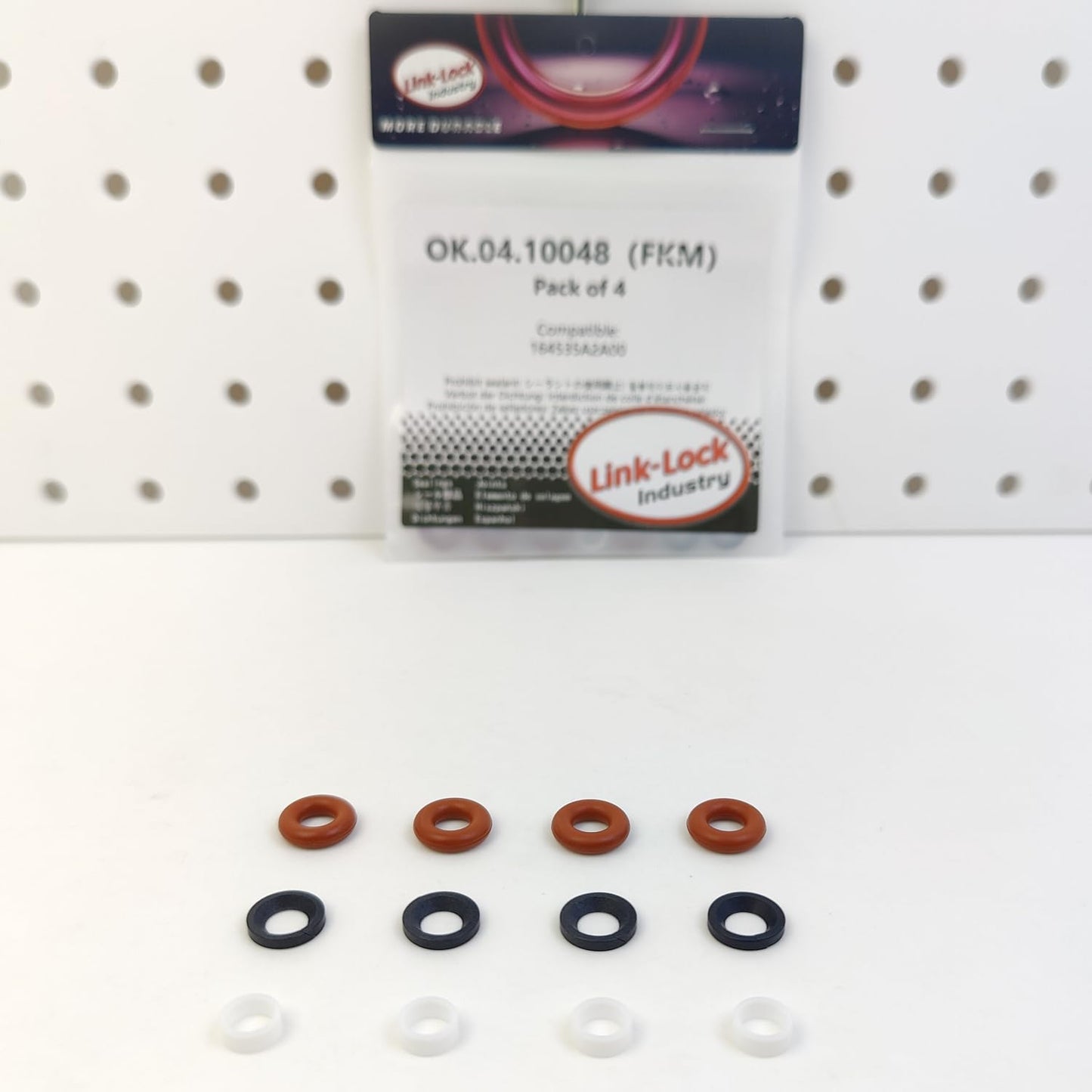 LINK-LOCK 4Set OK.04.10048 fuel injector repair kit 164535A2A00 with FKM Viton O-RING For HONDA 2.4L K24