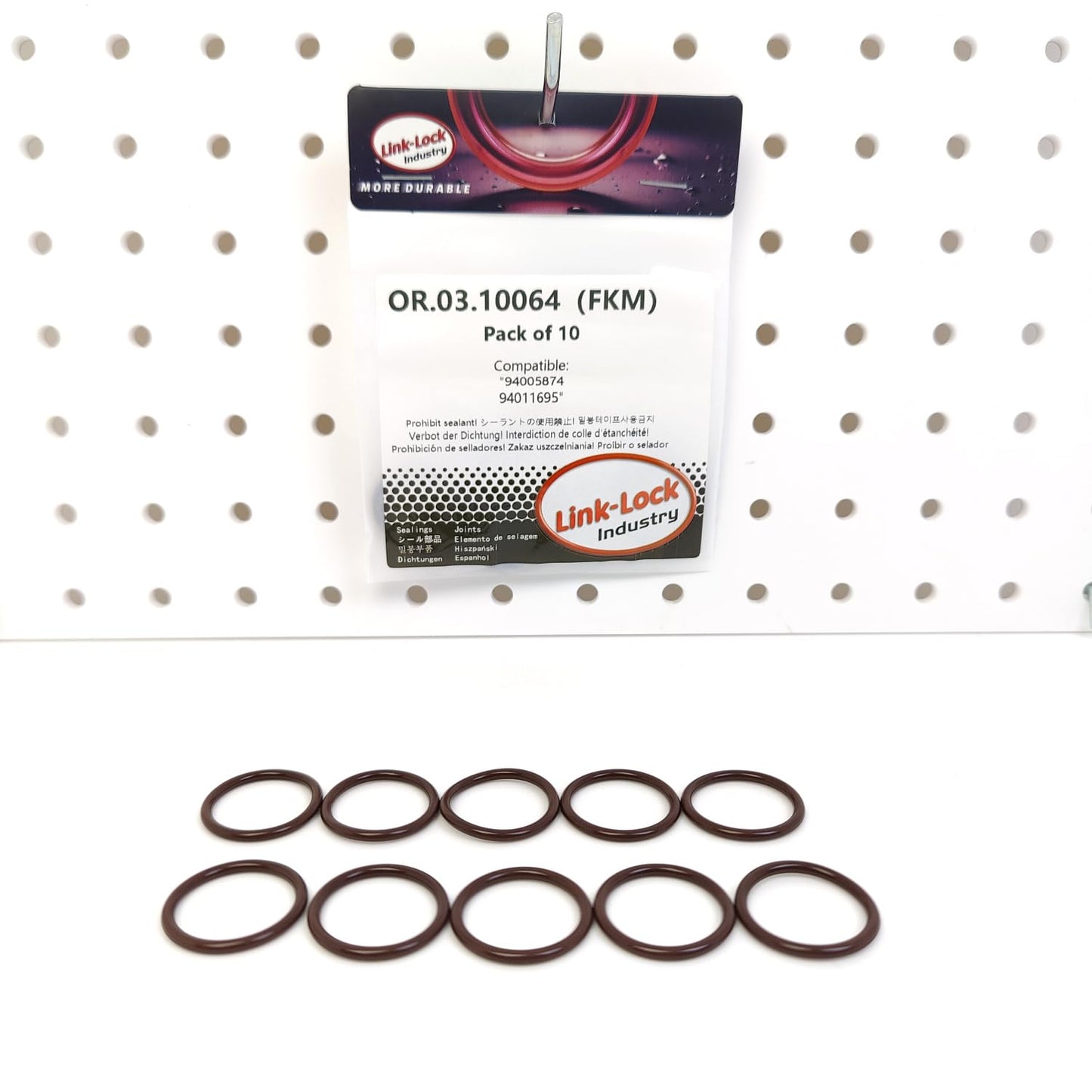 LINK-LOCK 10PCS OR.03.10064 FKM Viton Sealing O-Ring Kit Of Oil pressure regulating valve 94005874 94011695 For CHEVROLET-LB7 LGH LML LBZ LLY For BENTLEY-M62448S3 For ROLLS-ROYCE-M73 B54
