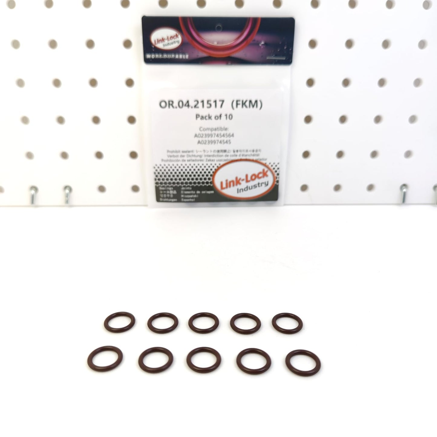 LINK-LOCK 10PCS OR.04.21517 FKM Viton Sealing O-Ring Kit of Turbocharger A023997454564 A0239974545 for MERCEDES-BENZ-M157 M278