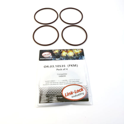 LINK-LOCK 4個 OR.03.10535 FKMバイトン 60×3 シーリング ユニバーサルOリングキット 0488090 DAF用
