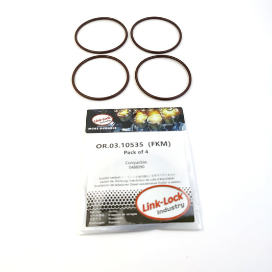 LINK-LOCK 4個 OR.03.10535 FKMバイトン 60×3 シーリング ユニバーサルOリングキット 0488090 DAF用