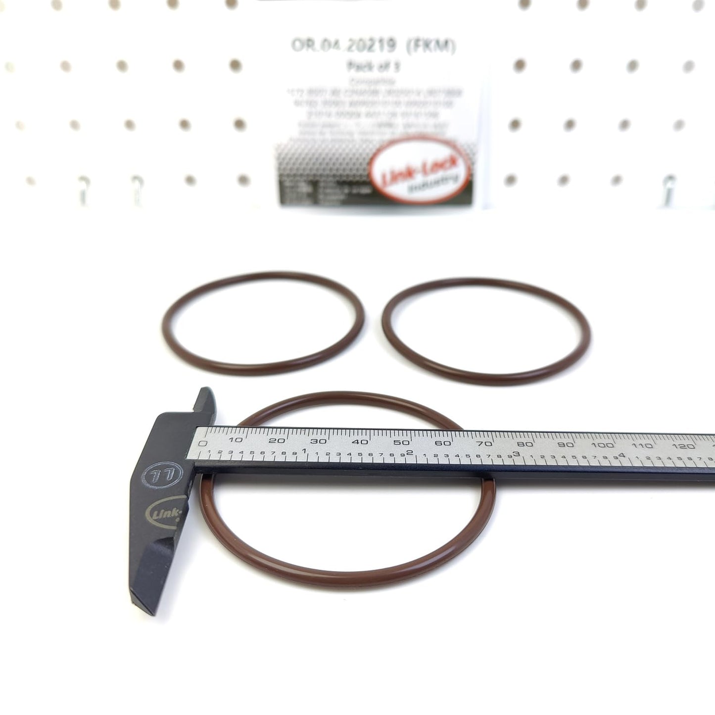 LINK-LOCK 3PCS OR.04.20219 FKM Viton Sealing O-Ring Kit of Water Pump 1S7Z-8507-AE C2N4588 LR025014 LR073868 96762-35063 A6992010100 6992010100 21014-00Q0A 4431126 93161596 for FORD for JAGUAR