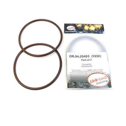 LINK-LOCK 2PCS OR.04.20493 FKM Viton 102×5 Sealing Universal O-Ring Kit 06569303307 for MAN-F2000 F90