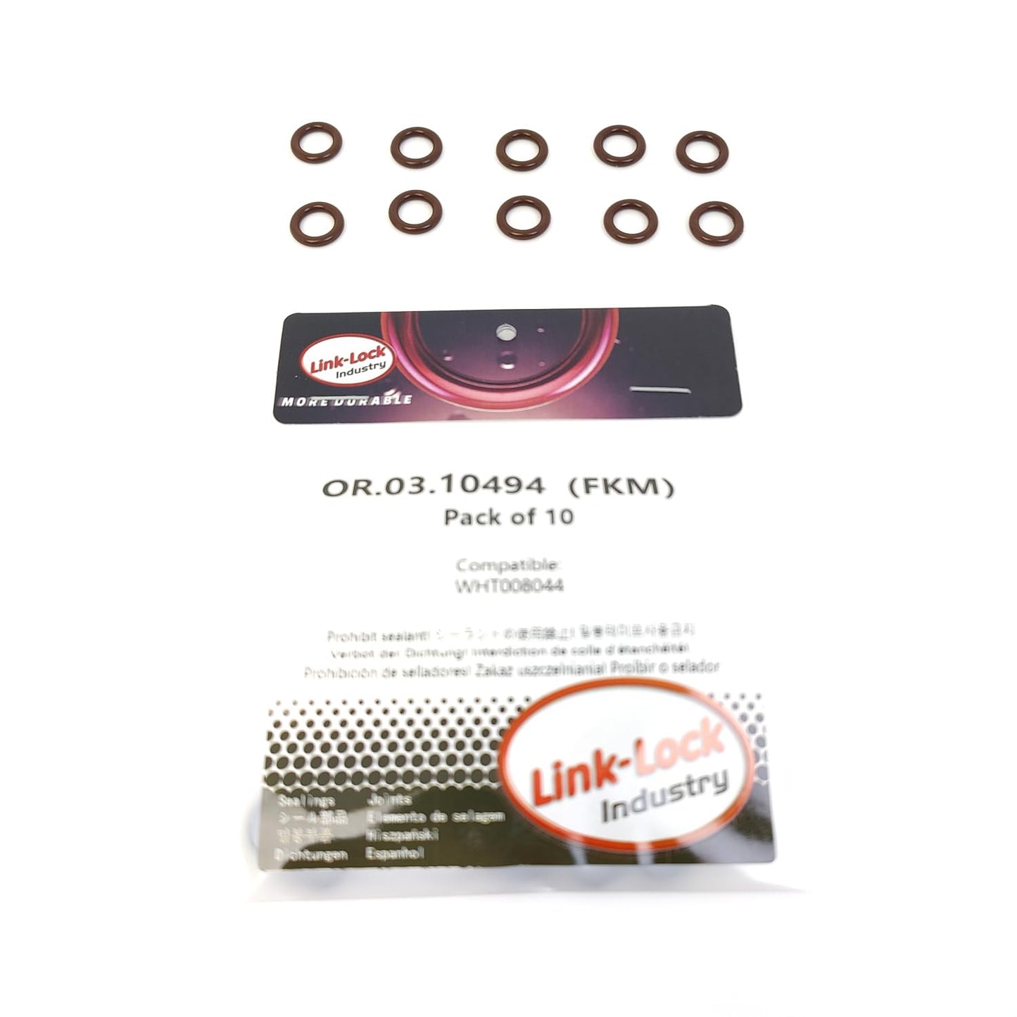LINK-LOCK 10PCS OR.03.10494 FKM Viton Sealing O-Ring Kit of Turbocharger WHT008044 For AUDI For VW