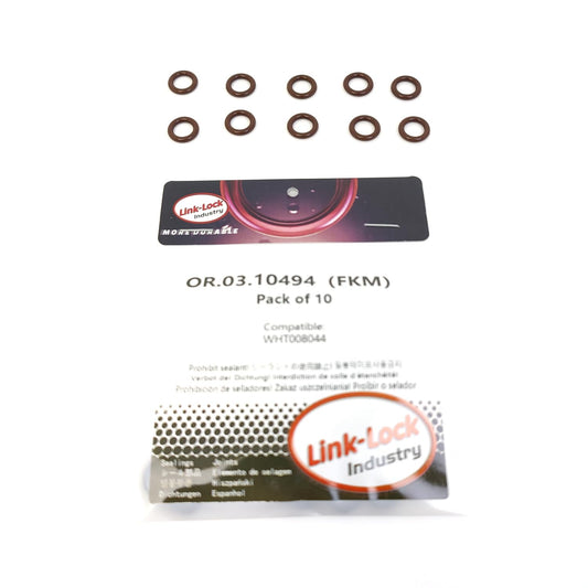 LINK-LOCK 10PCS OR.03.10494 FKM Viton Sealing O-Ring Kit of Turbocharger WHT008044 For AUDI For VW