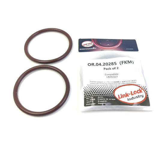 LINK-LOCK 2個 OR.04.20285 FKMバイトンシーリングOリングキット エアフィルターハウジングインテークホース LR092227 ランドローバー用