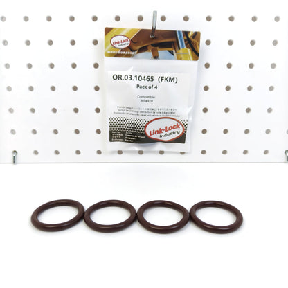 LINK-LOCK 4個入り OR.03.10465 FKMバイトン 31×5.4 汎用Oリングキット 3694910 CUMMINS用