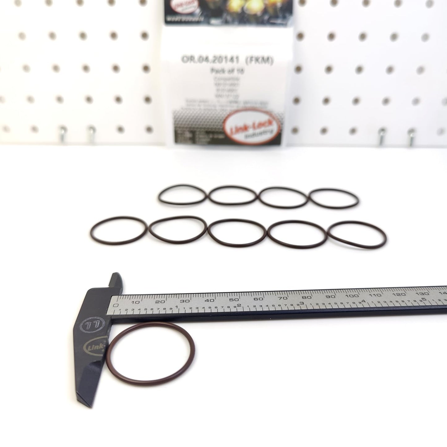 LINK-LOCK 10PCS OR.04.20141 FKM Viton Sealing O-Ring Kit of Engine Auxiliary Shaft N91014901 91014901 MN137122 for AUDI for MITSUBISHI