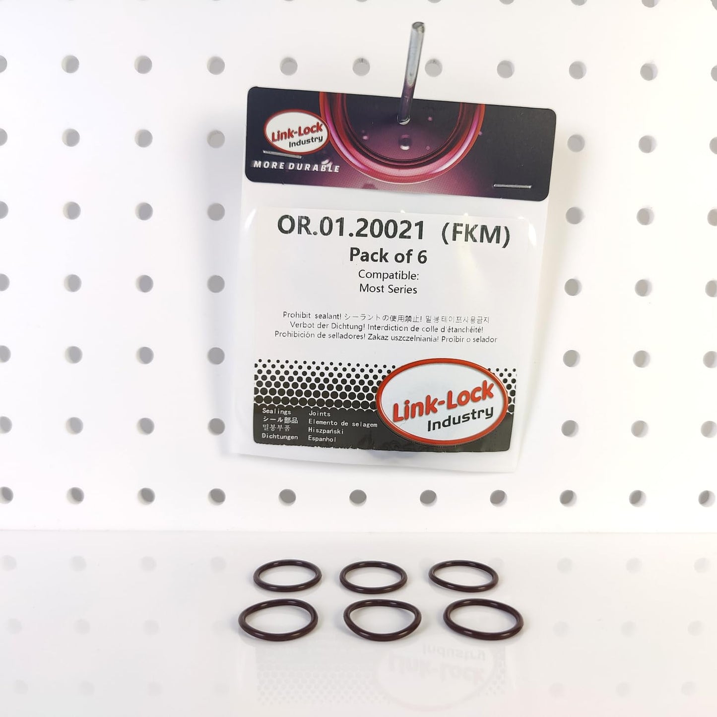 LINK-LOCK 6PCS FKM Viton OR.01.20021 Engine coolant pipe / Water hose O-Ring  for BMW MOST