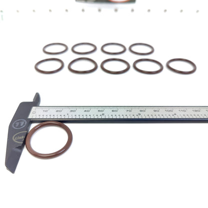 LINK-LOCK 10個組 OR.03.10029 FKM Viton オイル排出スクリュー用シーリングOリングキット 8-94399-398-0 LR158319 4729972045 4729972345 4729972445 A4729972045 A4729972345 A4729972445 SCANIA-DC 13.173 13.174用